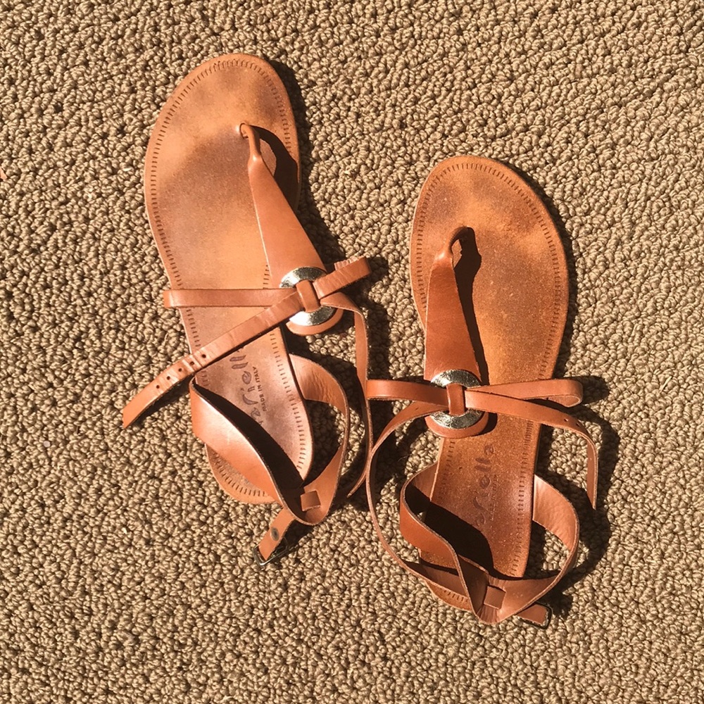 Tan sandals